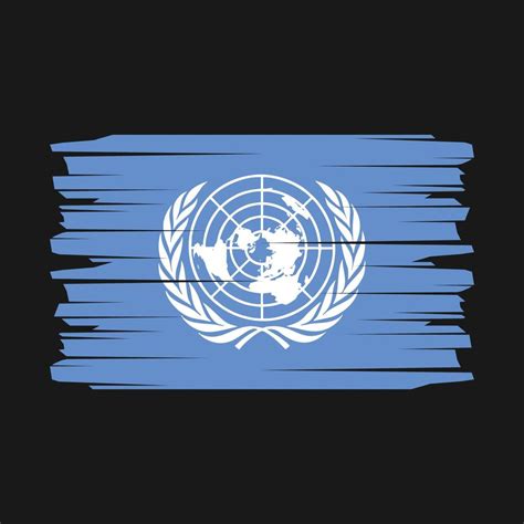 United Nations Flag Brush Vector 21757345 Vector Art At Vecteezy