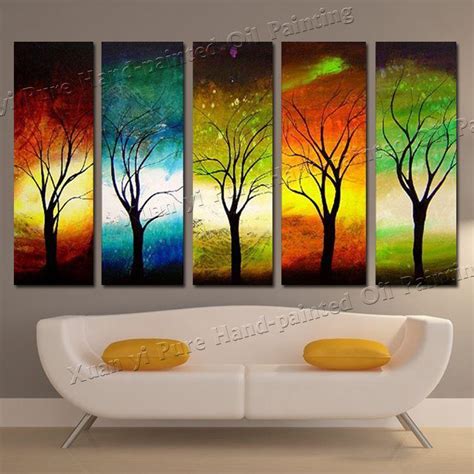Just a mascot on a mower. Best Hand Painted Modern 4 Season Tree Wall Art Pictures ...