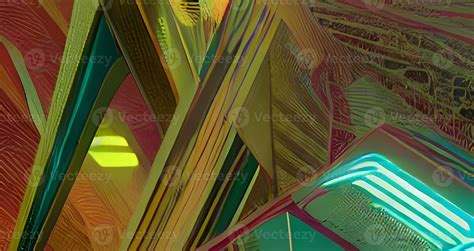 Motley Abstract Lines Art Pattern Rainbow Multicolor Color Decorative