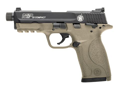 Smith Wesson M P22 Compact 22LR Pistol With Threaded Barrel Pistol