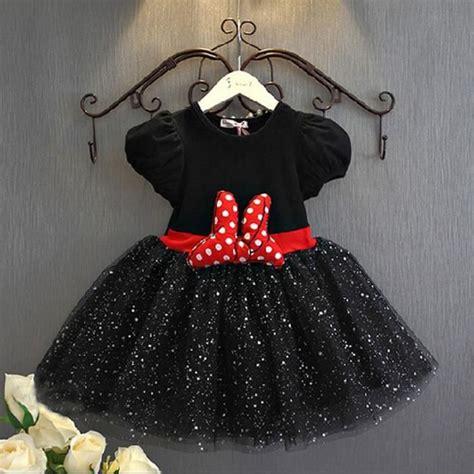 Des robes minnie pour votre bébé pour célébrer un moment spécial de sa vie. Rose Bébés filles habillent Minnie Mouse robes ... Noir ...