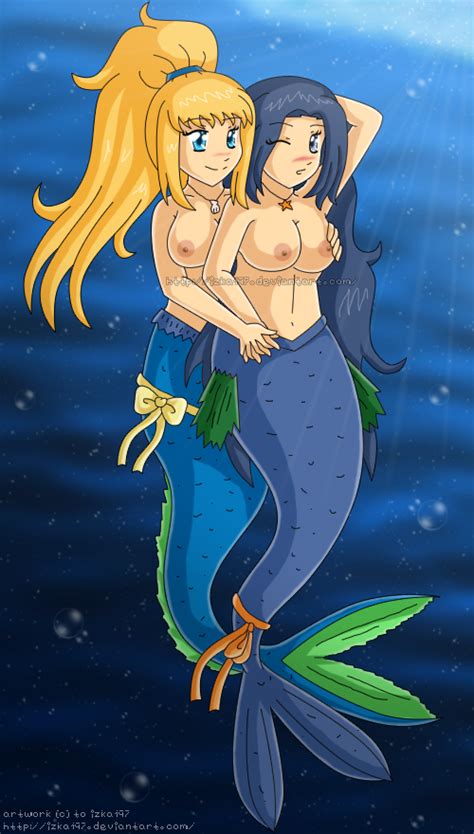 Mermaids Samus X Aqua C By Izka197 Hentai Foundry