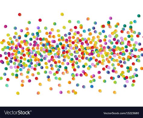 Bright Colorful Confetti Background Royalty Free Vector
