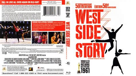 West Side Story Movie Blu Ray Scanned Covers West Side Story 50th