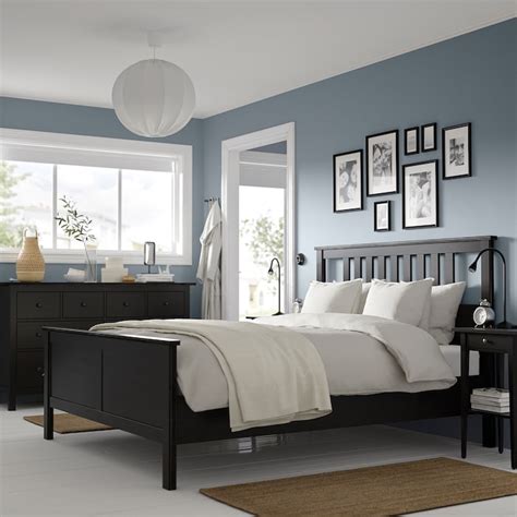Hemnes Bedroom Furniture Set Of 4 Black Brown Queen Ikea