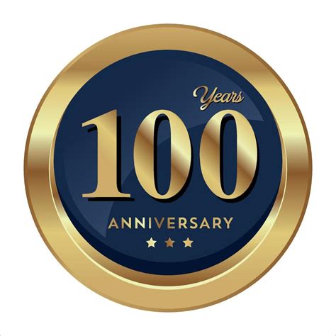 100th Anniversary Anniversary Celebrating Text Company Business
