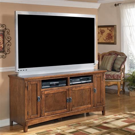 Ashley Furniture Cross Island W319 38 60 Inch Oak Tv Stand With Mission