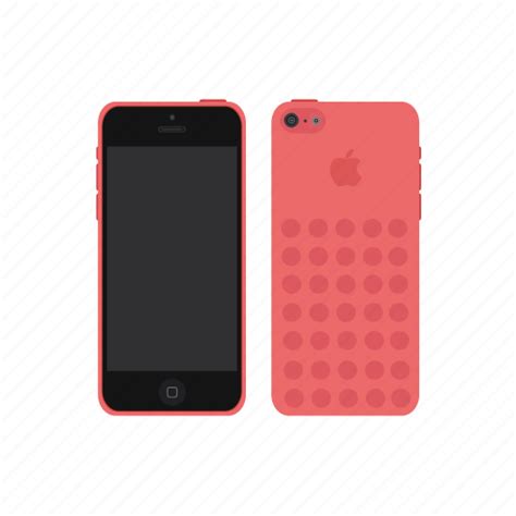 Apple Iphone Iphone 5c Red Icon