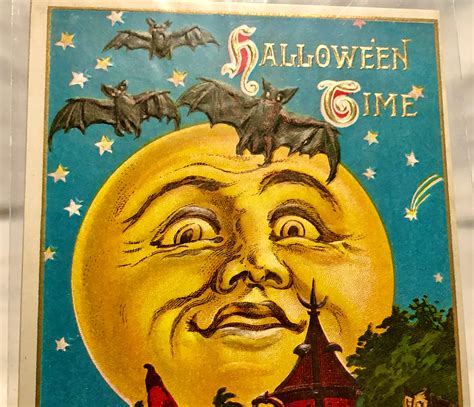 Vintage Halloween Postcard Circa 1918 Unused