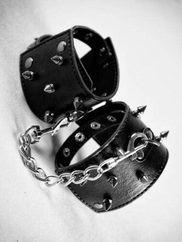 Ann Summers Spiked Cuffs Brand New Fetish Punk Kinky Bondage Love