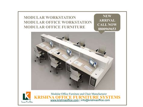 Office workstation in 2020 | Office workstations, Modular office furniture, Office furniture ...