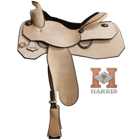 Pro Series Roughout Work Saddle Harris Leather