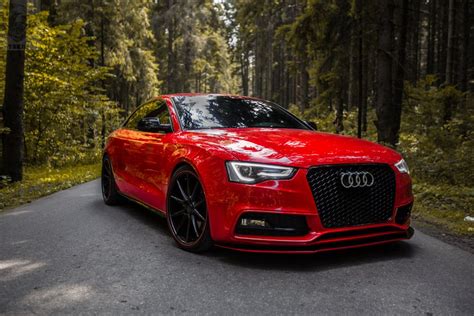 Audi A5 Red Coupe