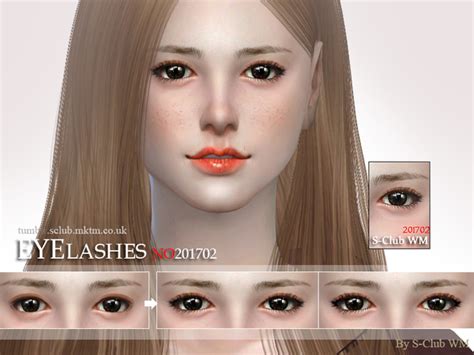 The Sims Resource S Club Wm Ts4 Eyelashes 201704