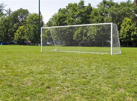Goal Posts On Soccer Field Stock Photo Image Of Posts 15334012