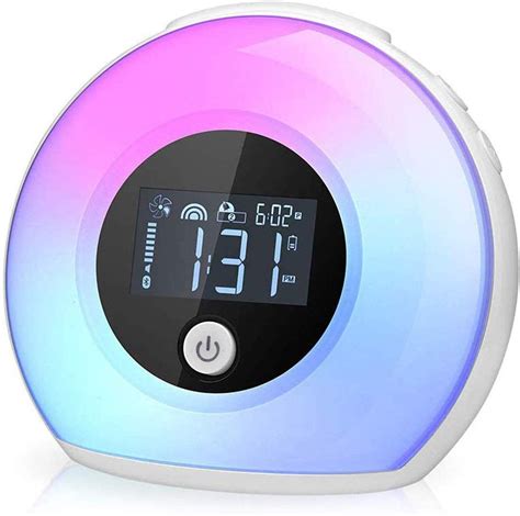 Yapeach Digital Alarm Clock Smart Kids Alarm Clock With Bluetooth