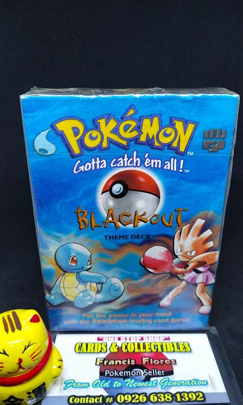 Pokemon Vintage Sealed Deck Squirtle Hitmonchan And Others Blackout
