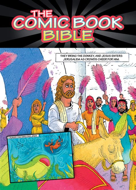 The Comic Book Bible Illustrated Paperback For Children 8 12 New