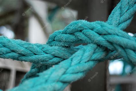 Premium Photo Rope Knot Rope Texture Rope Tied In A Knot