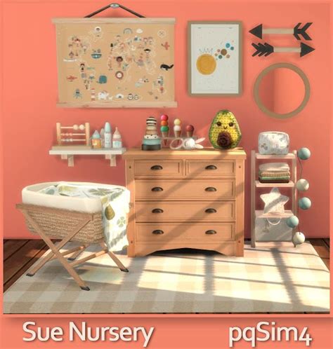 Sue Nursery The Sims 4 Custom Content Muebles Para Infantes Casa