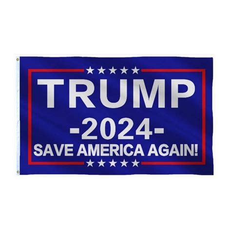 2024 donald trump save america again fade resistant 3x5 indoor outdoor flag thick fabric