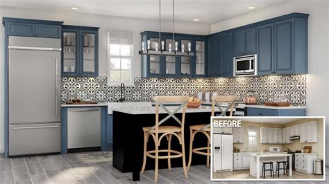 In a nutshell, here's how to reface cabinets: Cost to Remodel a Kitchen - The Home Depot