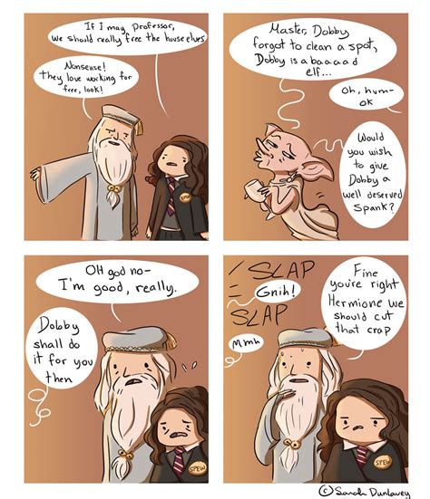 Funny Comics Illustrating What Happens In Hogwarts When No One S Watching Demilked