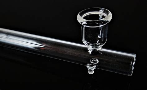 Buy Handmade Clear Glass Smoking Pipe Chillum 5 Inch