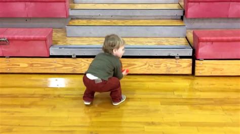 evan and daddy playing in the gym youtube