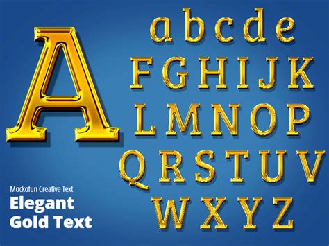Gold Font Generator Copy And Paste Goimages Rush