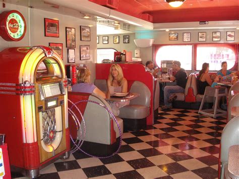 1950s Burger Diners Diner Celebrating The 1950s With Food Fun And