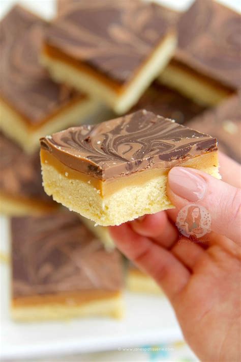 Salted Caramel Millionaires Shortbread Janes Patisserie