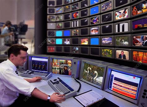 Television Control Room Stock Image T5000215 Science Photo Library
