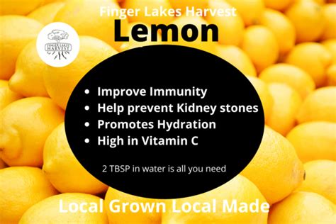 Lemon Shrub Finger Lakes Harvest