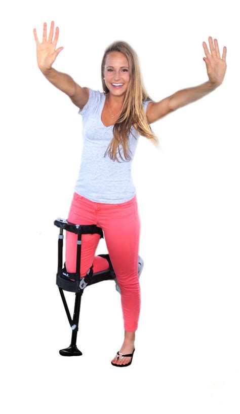 Get The Best Alternative To Crutches Iwalkfree Crutches Knee