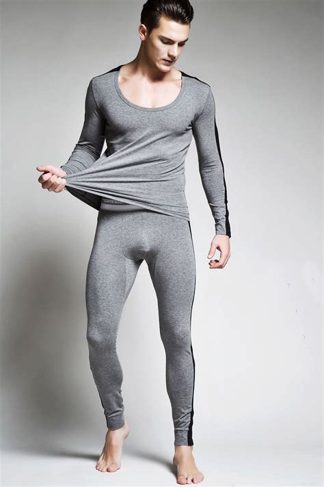 Excellent Fashion Men 3 Color Lounge Pajamas Sets Soft Fabric Stretchable Bodysuit Casual Gay