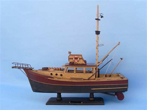 Wooden Jaws Orca Model Boat 20 Nautical Decor Unlimited