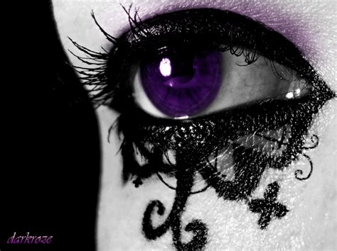 Gothic Purple Eye By Darkroze On Deviantart