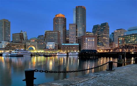 Boston Skyline Wallpapers Wallpaper Cave