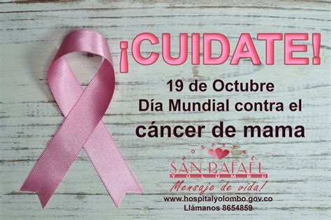 Día Mundial Contra El Cáncer De Mama Hospital San Rafael