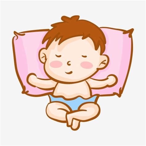 Cute Baby Sleeping Vector Design Images Hand Drawn Cute Sleeping Baby