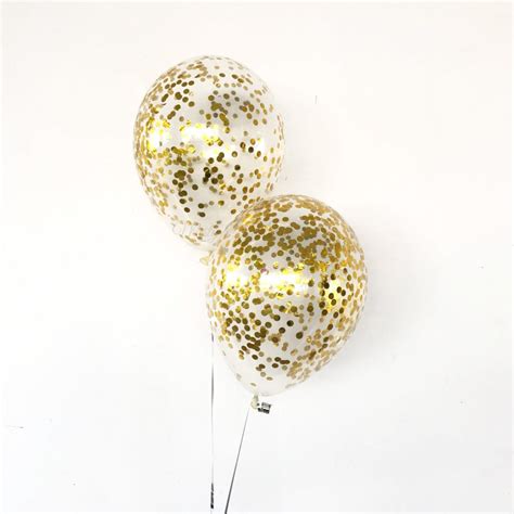Helium Inflated Balloons 12 Inch 1cm Confetti Latex Balloons