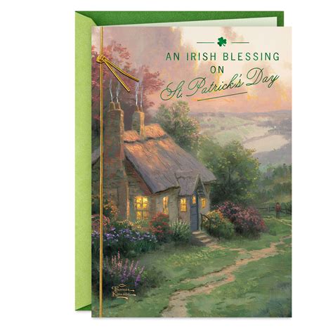Thomas Kinkade Irish Blessing St Patricks Day Card Greeting Cards