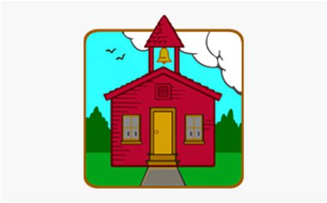 Red School House Free Transparent Clipart Clipartkey