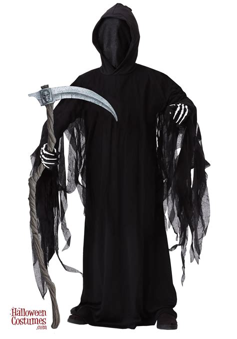 Fancy Dress And Period Costume Child Deluxe Grim Reaper Costume Halloween