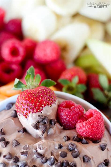 The olive oil doesn't just bring its resonant flavour to the mousse, it creates its smooth, soft texture. Healthy Fruit Dip Recipe: A sweet and creamy chocolate ...