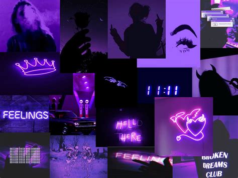 Dark Purple Aesthetic Wallpaper Desktop Hd Xolerpearl