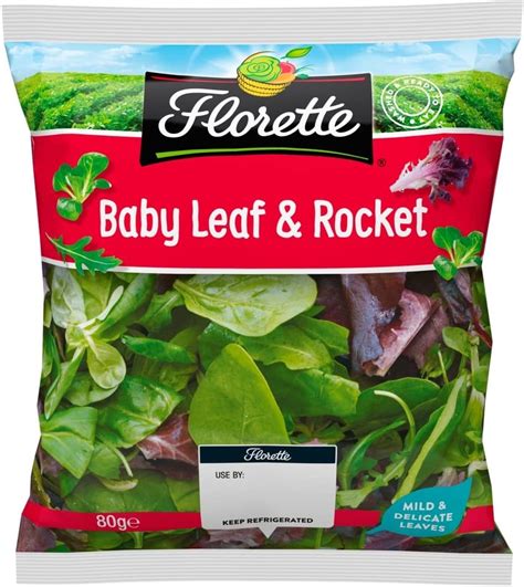 Florette Baby Leaf And Rocket 80g Uk Grocery