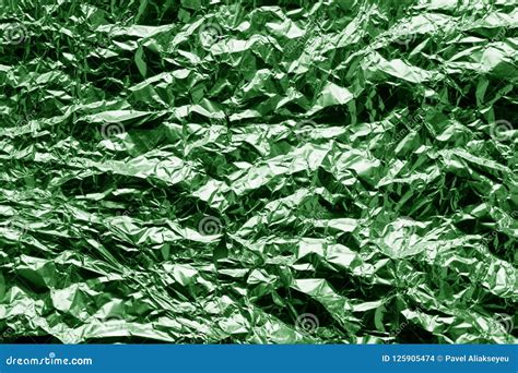 Metal Foil Texture In Green Tone Stock Photo Image Of Platinum