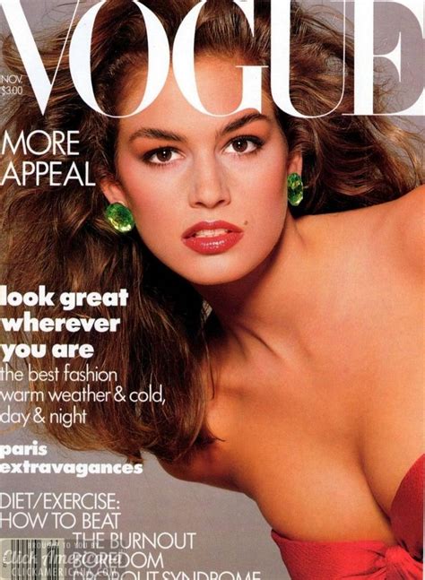 See Some Of Cindy Crawford S Cosmopolitan Vogue Magazine Covers Of